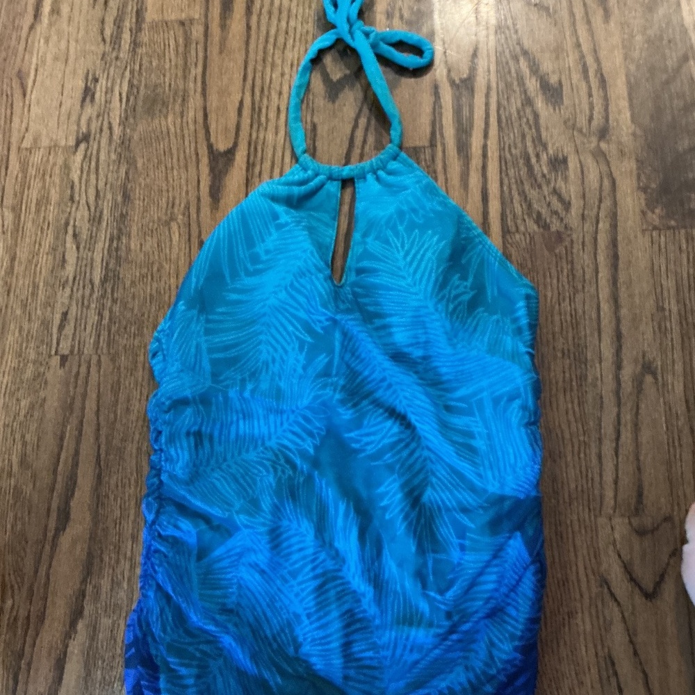 Ralph Lauren blue and teal swimsuit
